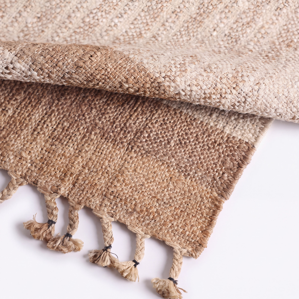 Kiwaad Rug in Natural / Bleached White — styled angle