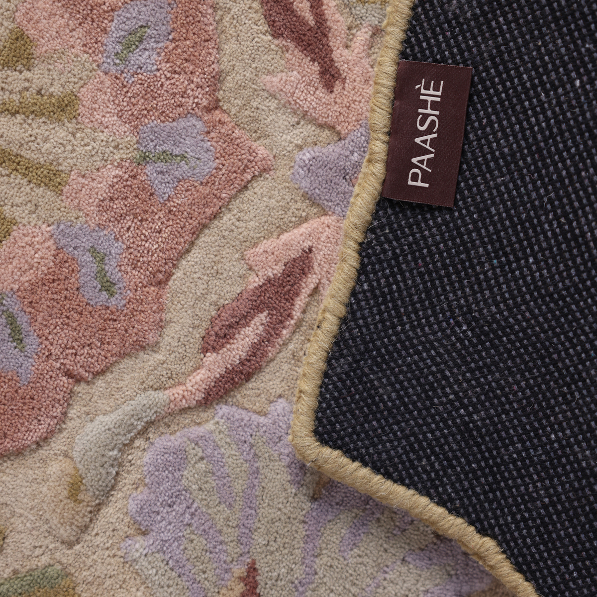 Gulaar Rug in Egret/Delicacy — styled angle