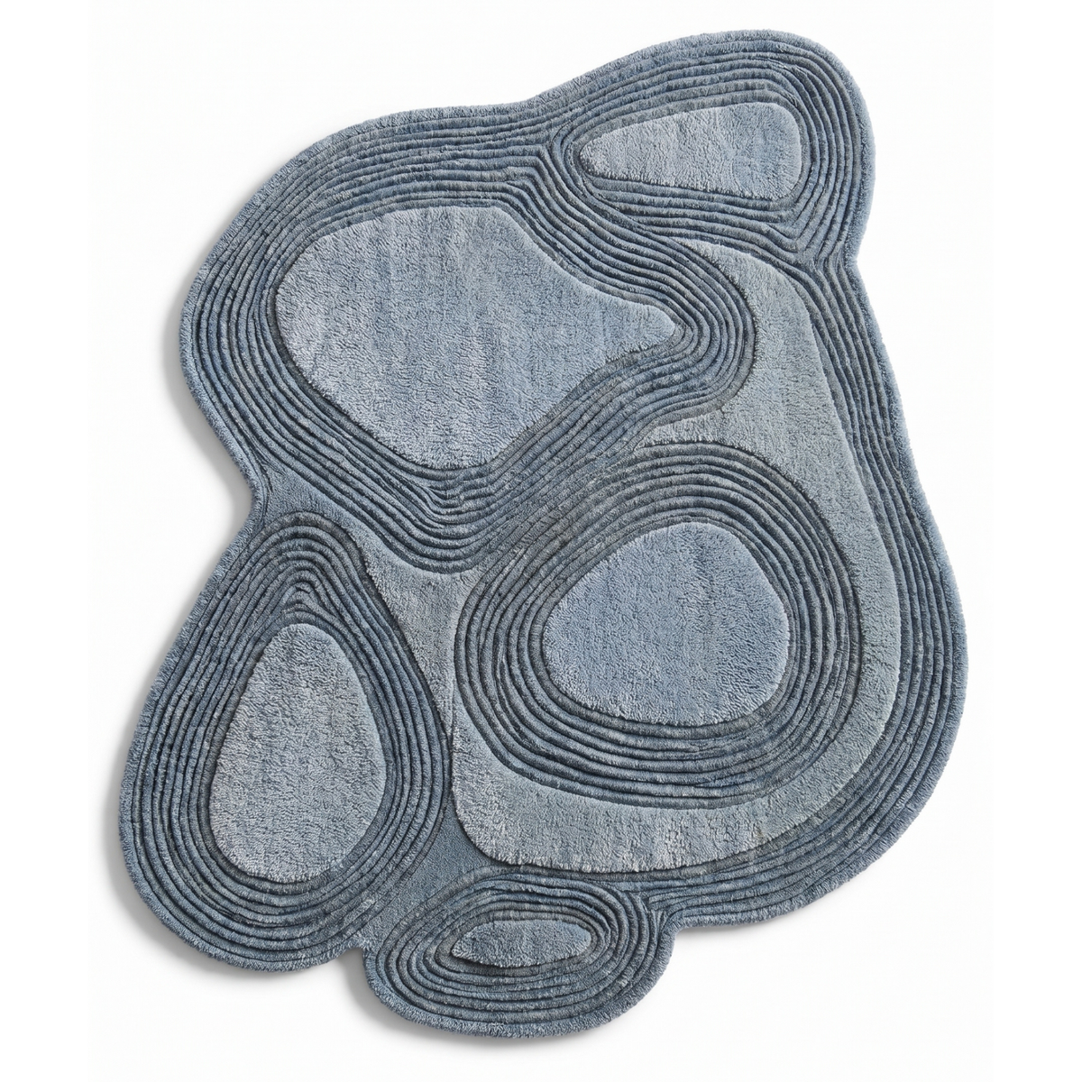 Loop Rug in Baby Blue/Baby Blue — full view