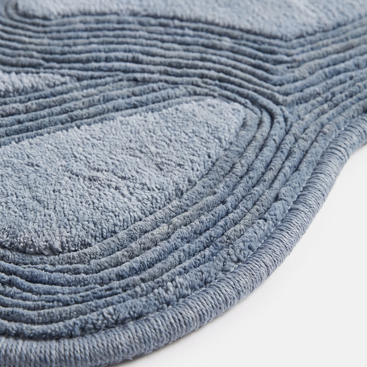 Loop Rug in Baby Blue/Baby Blue — close-up