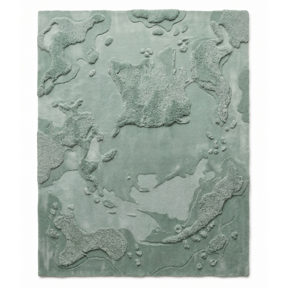 Atlas Rug in Sprout Green/ Sprout Green — full view