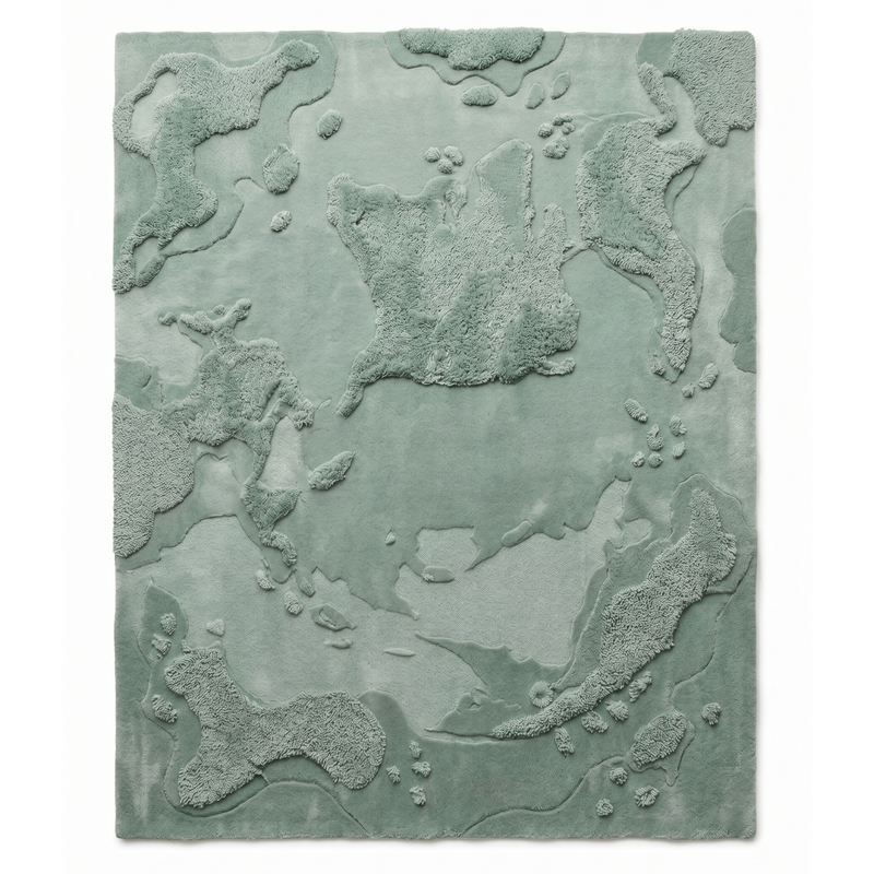 Atlas Rug in Sprout Green/ Sprout Green — full view