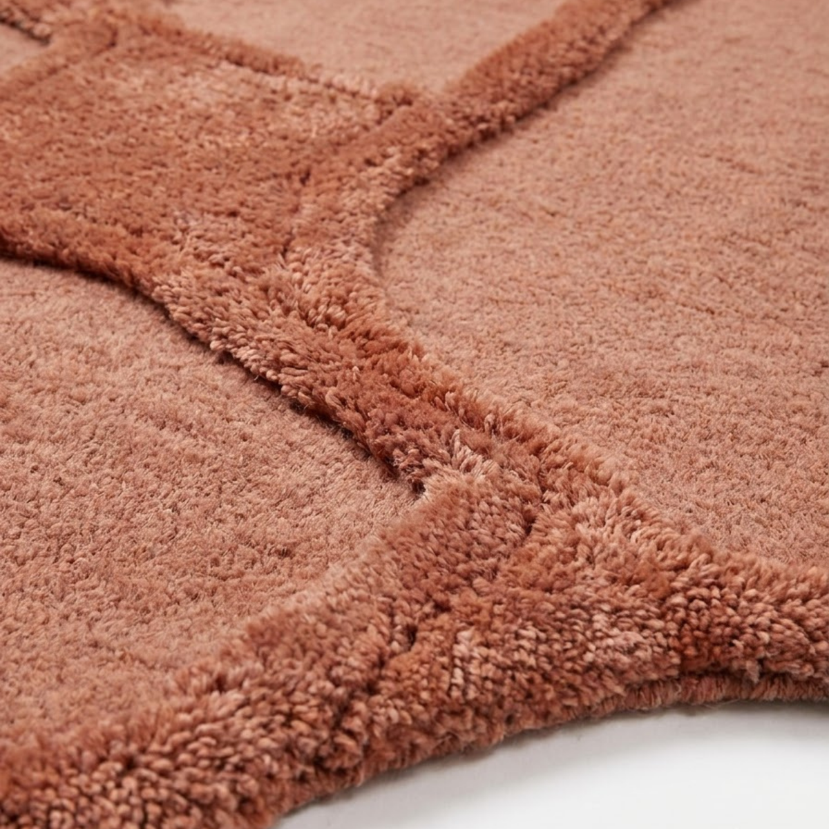 Kunba Rug in Muted Clay/Carnelian — full view