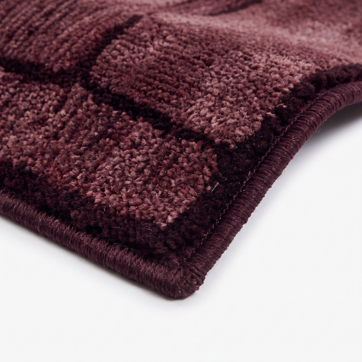 Timber Rug in Burgundy/Huckleberry — additional view